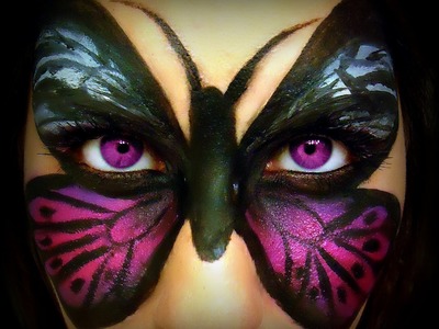 Butterfly Makeup Transformation Tutorial