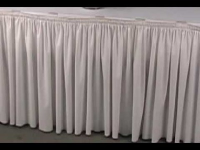 Decorating For Wedding Receptions-Table Skirting