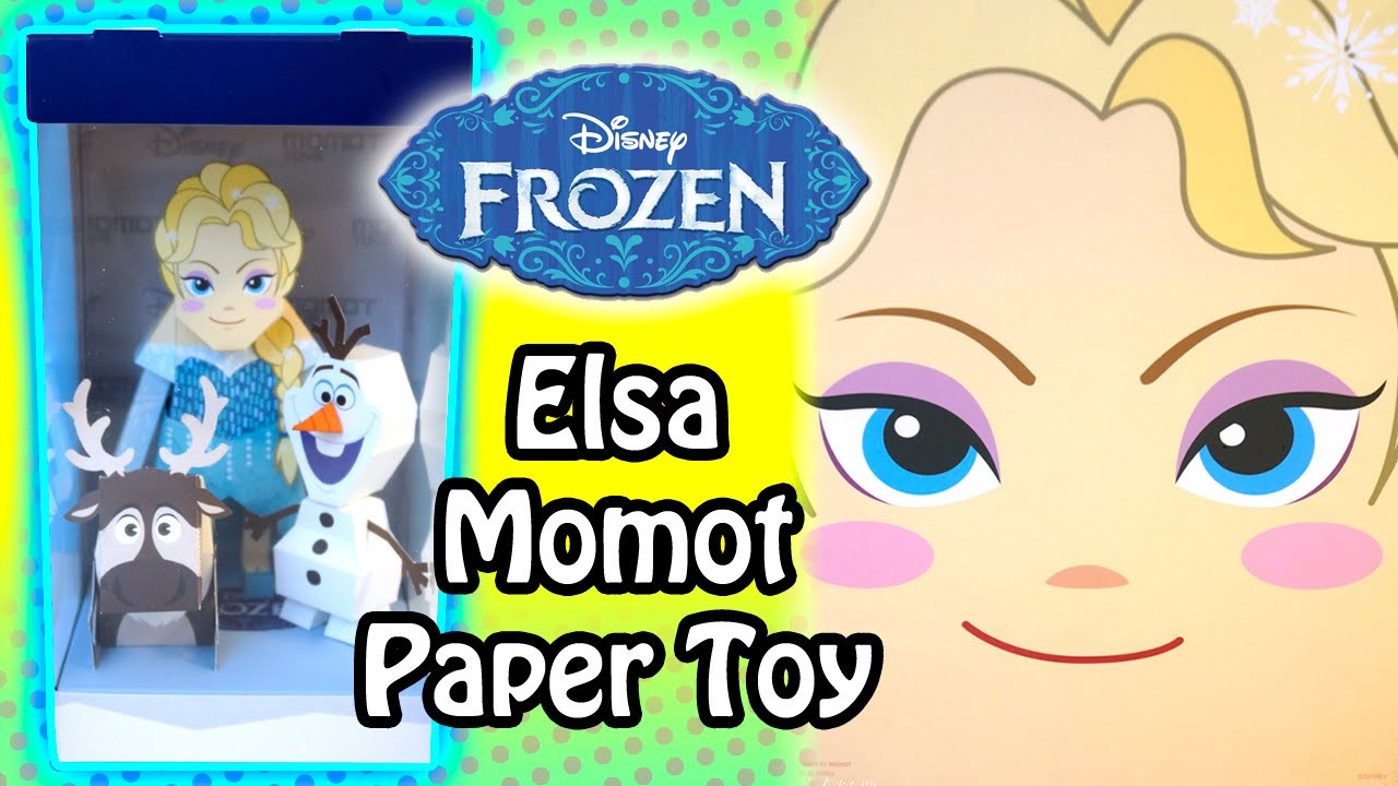 Disney Frozen Queen Elsa - Momot Paper Toy - Unboxing & Building