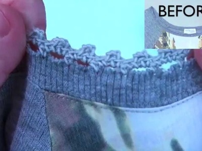 DIY Crochet Edging Clothes