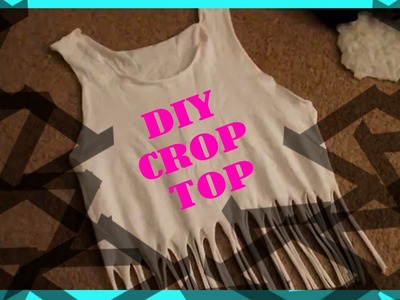 DIY: Crop Top From Old Shirt