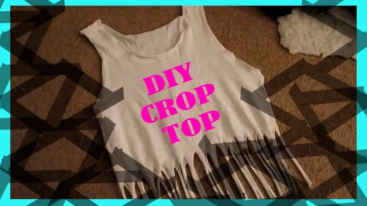 DIY: Crop Top From Old Shirt