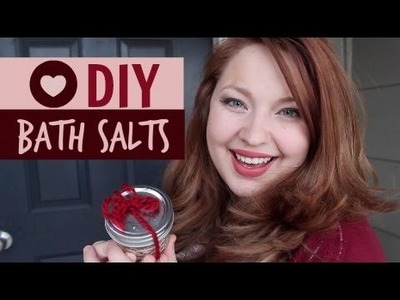 DIY EASY VALENTINE'S BATH SALTS | COLLAB