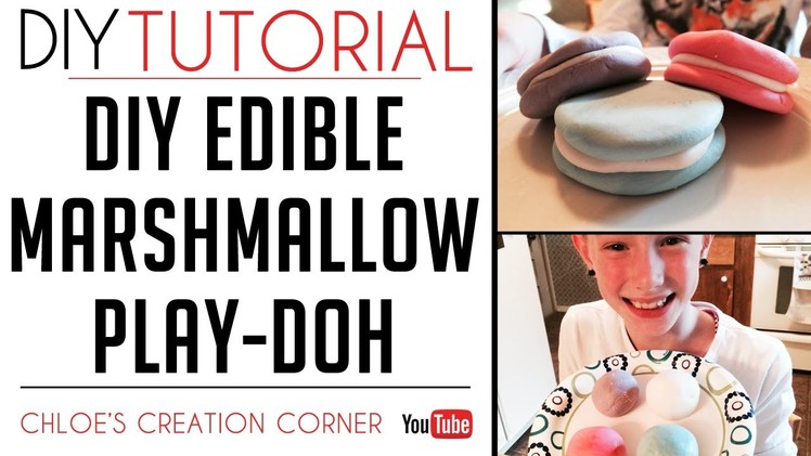 DIY Edible Marshmallow Play-Doh | Edible Play Dough