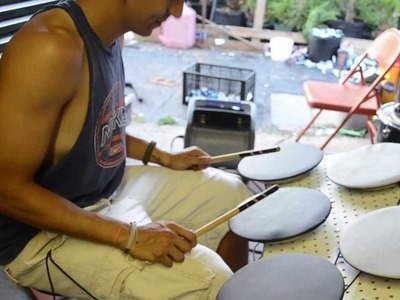 DIY Electronic Drum Pads for Midi and simple drum kit