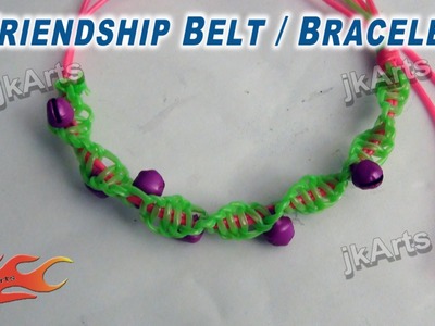 DIY Friendship Belt. Bracelet making JK Arts 269