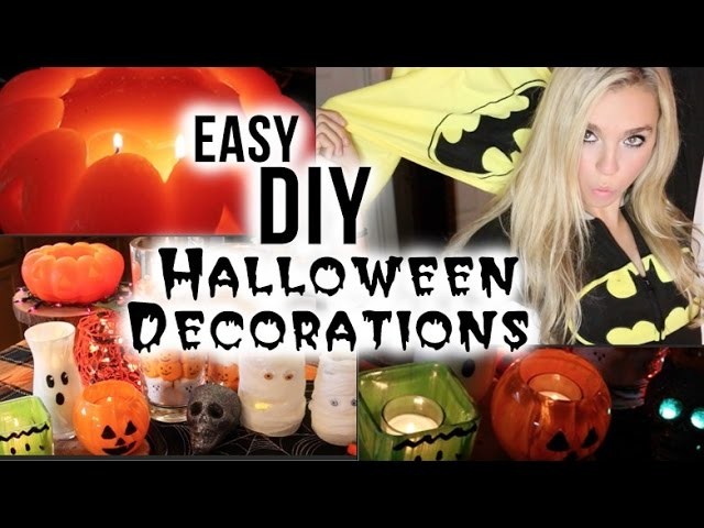 DIY Halloween Crafts & Decorations!! QUICK AND EASY!