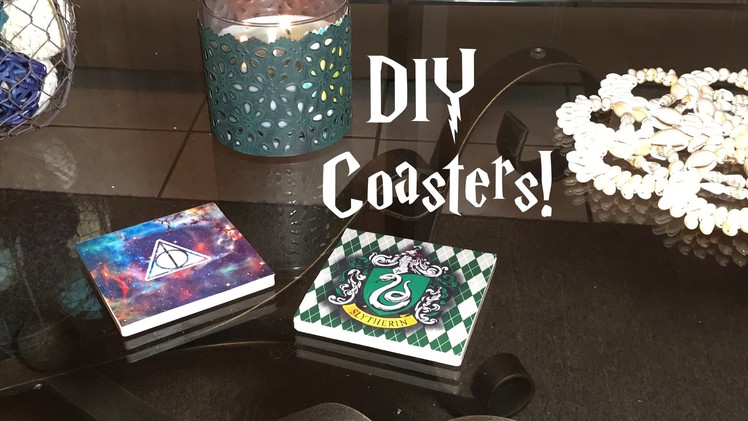DIY Harry Potter coasters