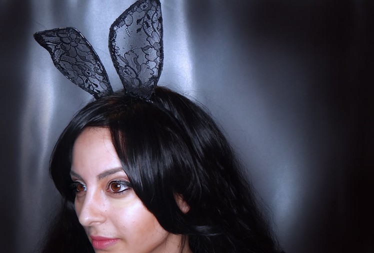 DIY Lace Bunny, Cat and Mouse Ears