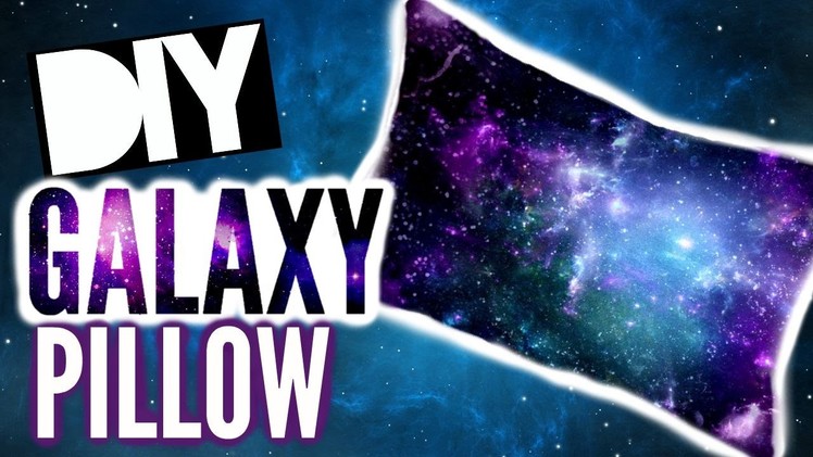 DIY Tumblr Room Decor! Galaxy Pillow 2015