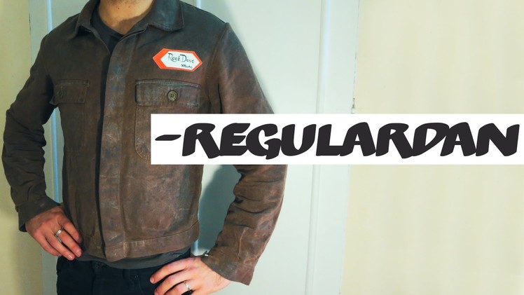DIY waxed cotton motorcycle jacket. What do you think?| VLOG