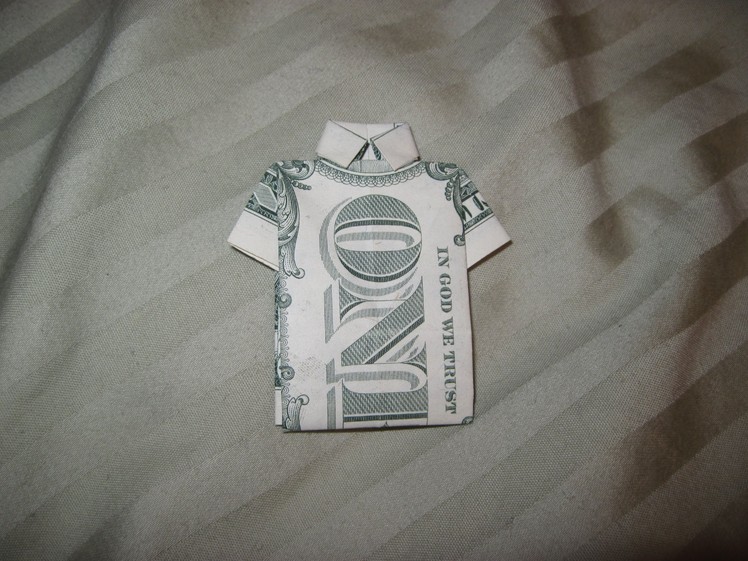 Dollar Origami: Collared Shirt