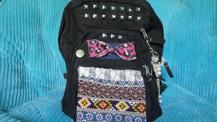 Easy DIY Backpack Decoration!