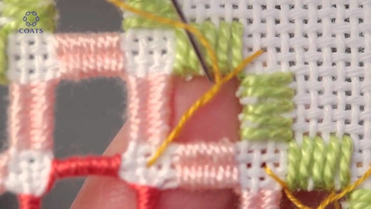 Embroidery Hardanger .Learn How To Use a Spiders Web Filling Stitch