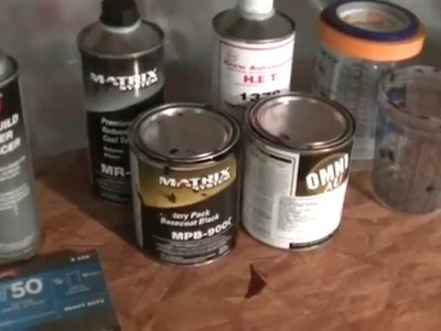 Exstensive DIY motorcycle paint job at home PT 1