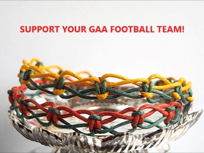 GAA Gaelic Football Macramé Bracelets