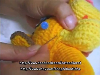 How to attach NECK in place - Simba Amigurumi
