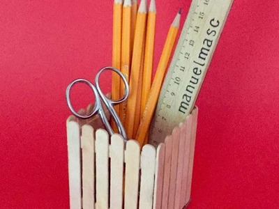How To Create A Cool Fence Style Pen Holder - DIY Crafts Tutorial - Guidecentral
