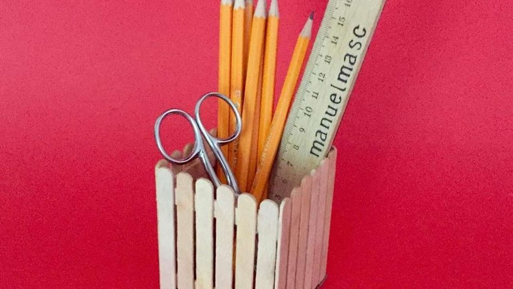 How To Create A Cool Fence Style Pen Holder - DIY Crafts Tutorial - Guidecentral