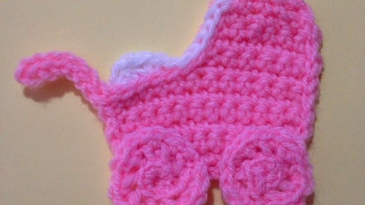 How To Crochet A Cute Baby Carriage Applique - DIY Crafts Tutorial - Guidecentral