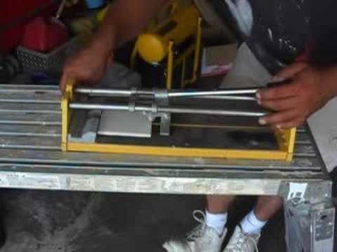 How to cut tile with a tile saw