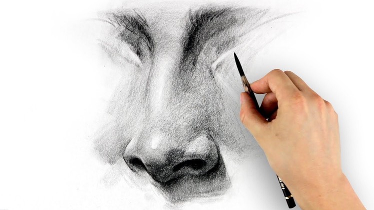 How to Draw a Nose - Step by Step