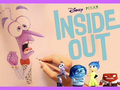 ♡ How to Draw and Color FEAR from INSIDE OUT ♡