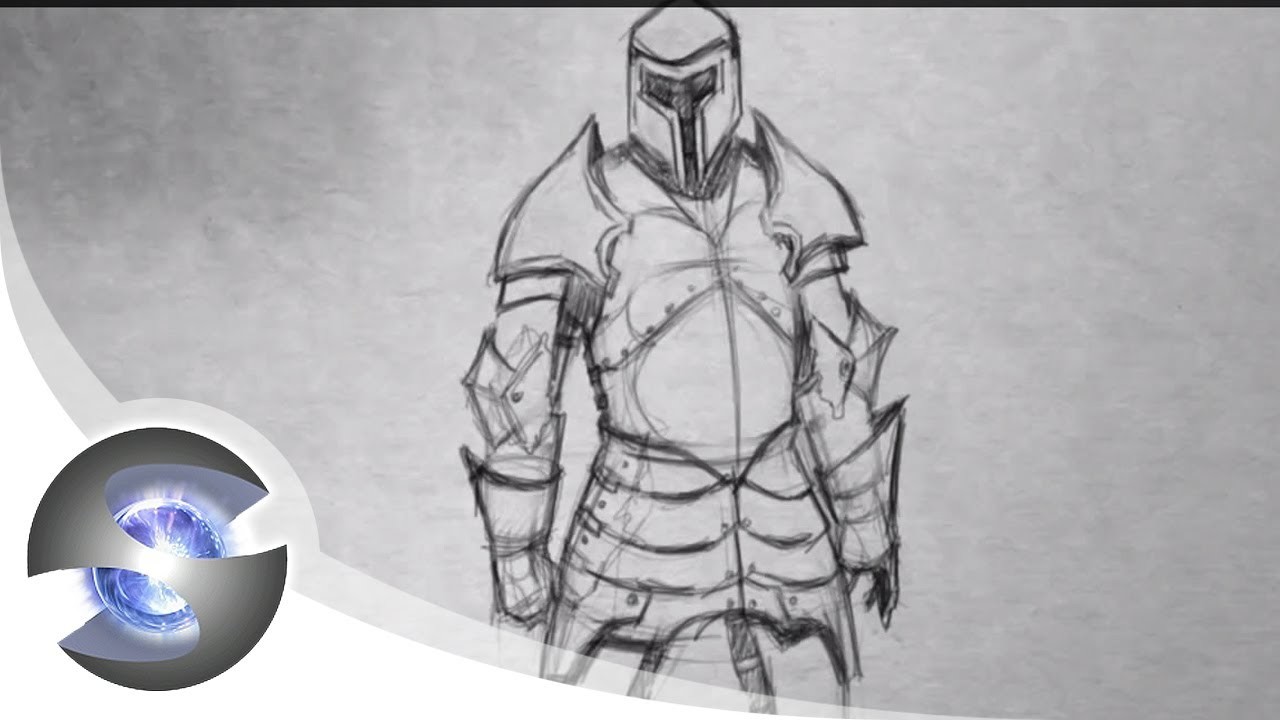 How to Draw Medieval Armour