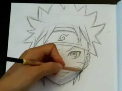 How To Draw Naruto (Face and Head)