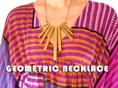 How To Make a Geometric Necklace