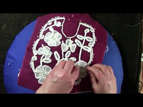 How to make a piece of crochet  lace, part 2