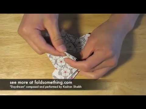 How to make an origami basket or flower pot