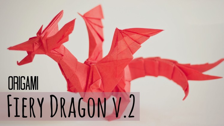 How to make an origami Fiery Dragon v.2 (Kade Chan)