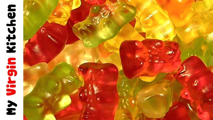 HOW TO MAKE GUMMY BEARS - sour, standard & vodka flavour recipe