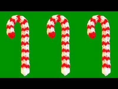 How to Make Loom Bands Christmas Candy Cane without loom board