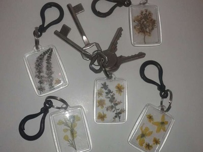 How To Make Simple Beautiful Dried Flowers Key Chain - DIY Style Tutorial - Guidecentral