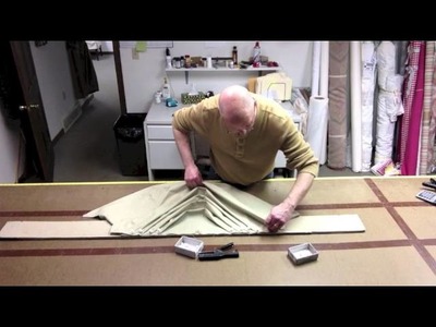 How To Pleat A Factory Direct Swag