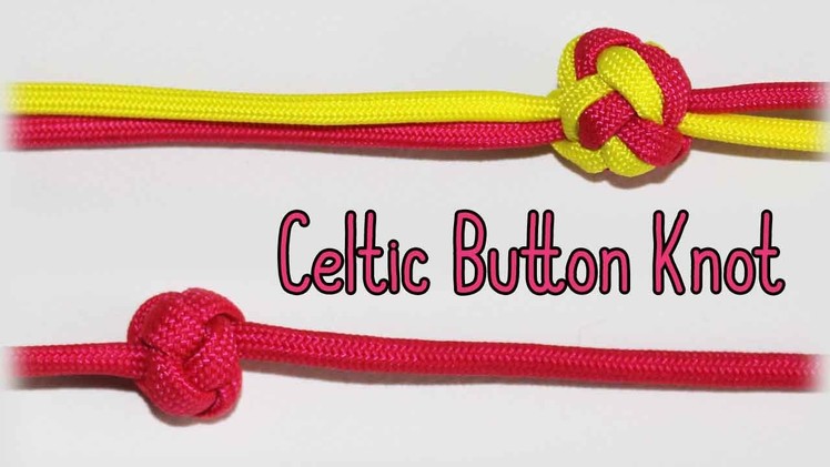 How to Tie the Celtic Button Knot {Single & 2+ Strands}
