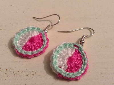 How To Weave A Pair Of Crochet Earrings - DIY Style Tutorial - Guidecentral