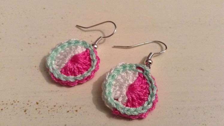 How To Weave A Pair Of Crochet Earrings - DIY Style Tutorial - Guidecentral