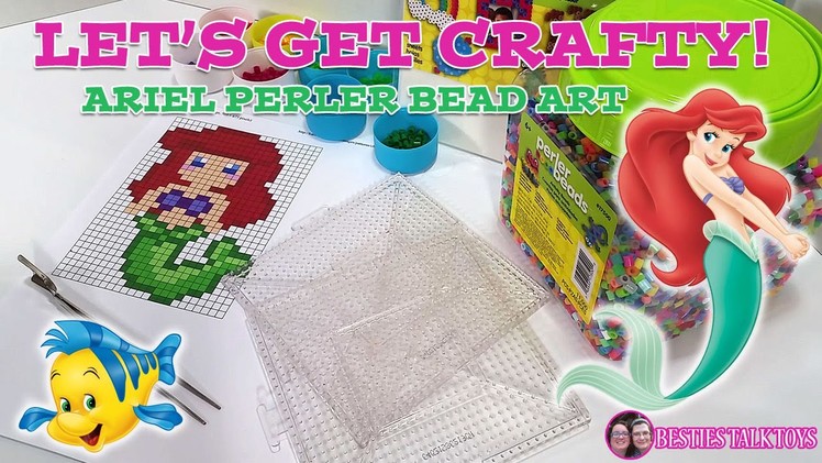 Let's Get Crafty - Ariel Perler Bead Figure
