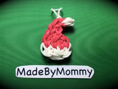 Made by Mommy's Santa Hat Charm on the Rainbow Loom