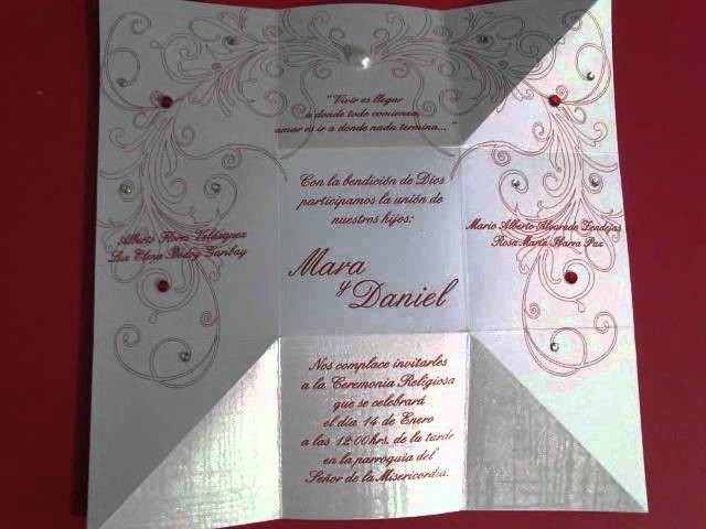 Magic Box Wedding Invitation - Invitación de boda "Magic Box"