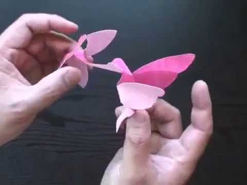 Making a Kirigami Hummingbird with Craft Papyrus Paper
