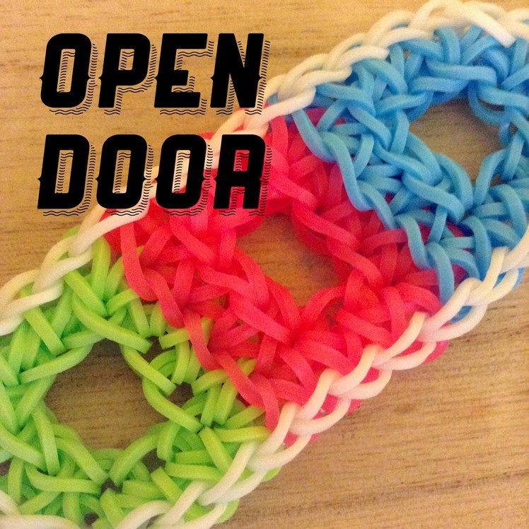 NEW Open Door Bracelet (rainbow loom)