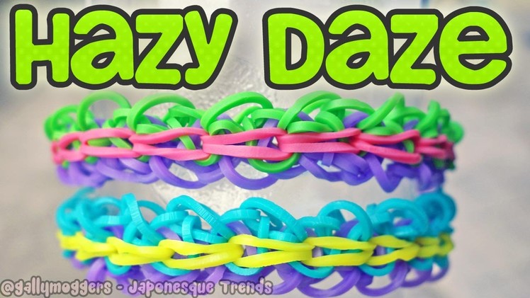 New! Rainbow Loom Hazy Daze Bracelet - How To