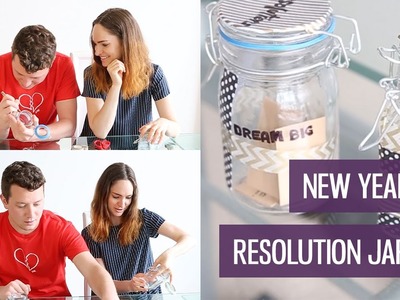 New Years resolution jars DIY with Tenani | CharliMarieTV