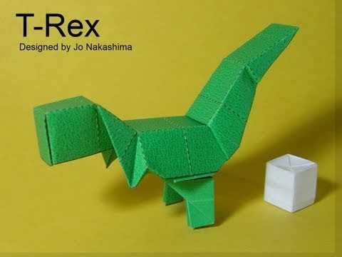 Origami Block T-rex v2 (Jo Nakashima)