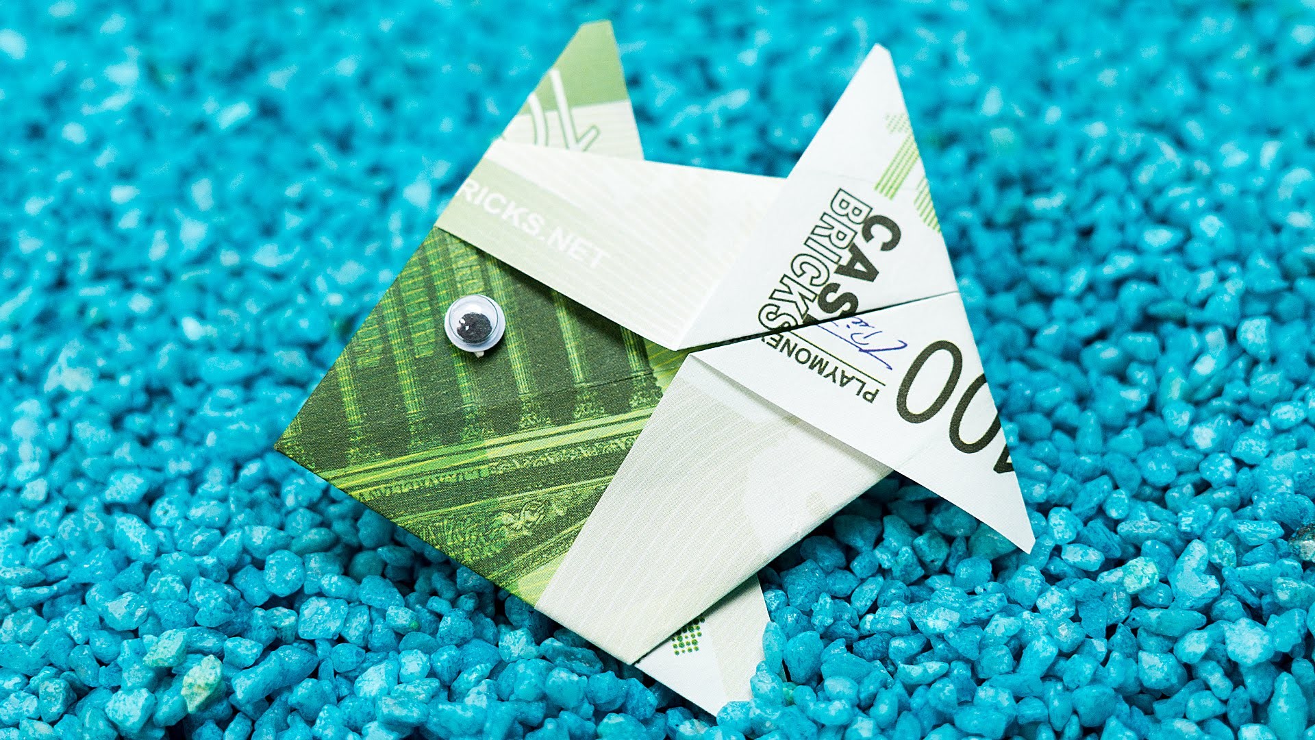 fish money origami