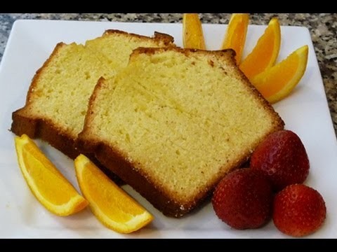 Panque de Naranja Receta facil! (how to orange pound cake)